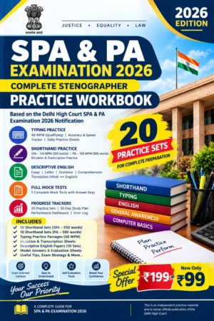 Delhi High Court SPA & PA Professional Mock Test series